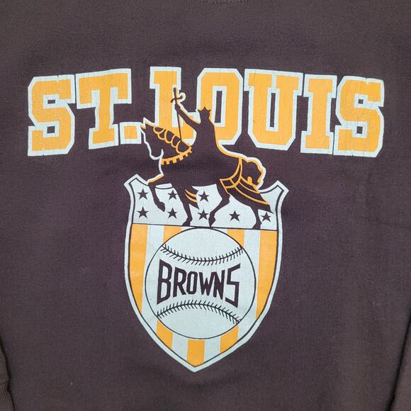 Vintage 80s LOGO-7 Sweatshirt Womens Large 20x23 USA - Picture 10 of 12